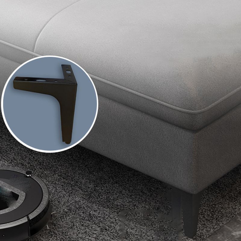 Bộ ghế sofa phòng khách 3m2 x 1m75 GT121 Fontana da giả xám