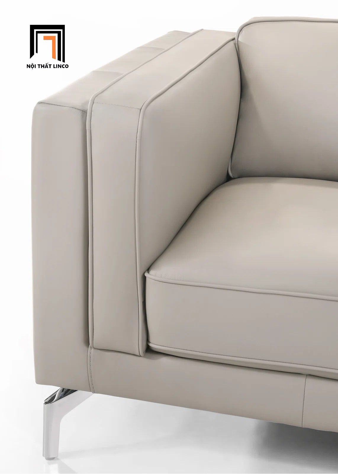 Ghế sofa góc chữ L GT103 2m4 x 1m6 da Pu cho phòng khách
