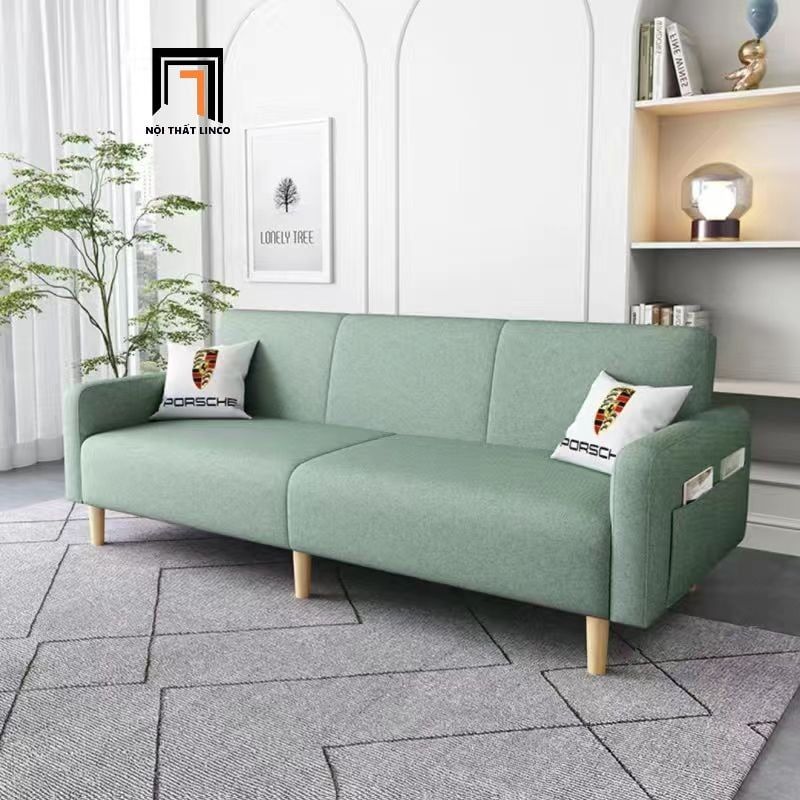 Ghế sofa giường bật nằm giá rẻ GB111 Tira dài 2m da công nghiệp