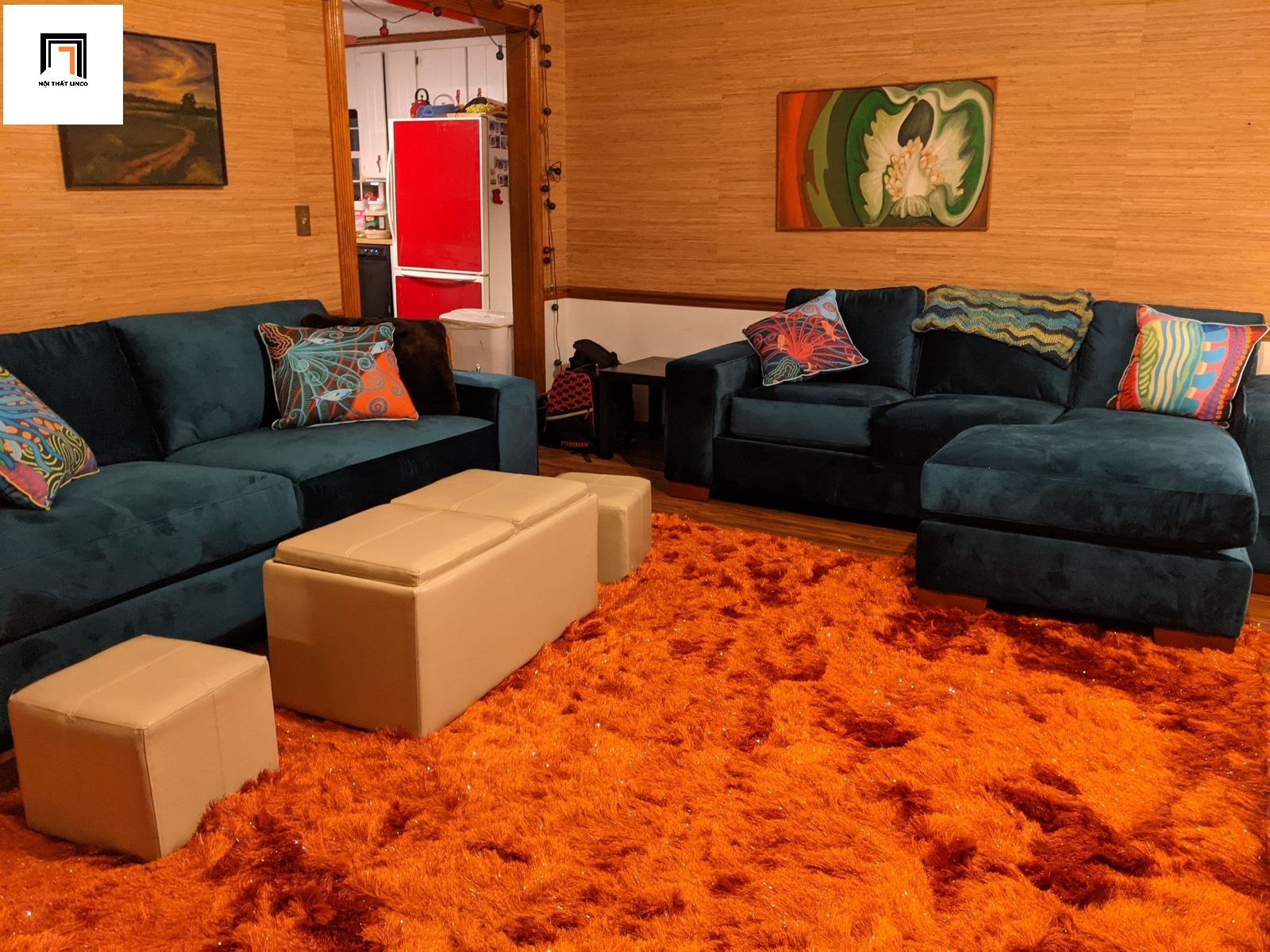Ghế sofa băng giá rẻ BT14 dài 1m8 phong cách Bắc Âu