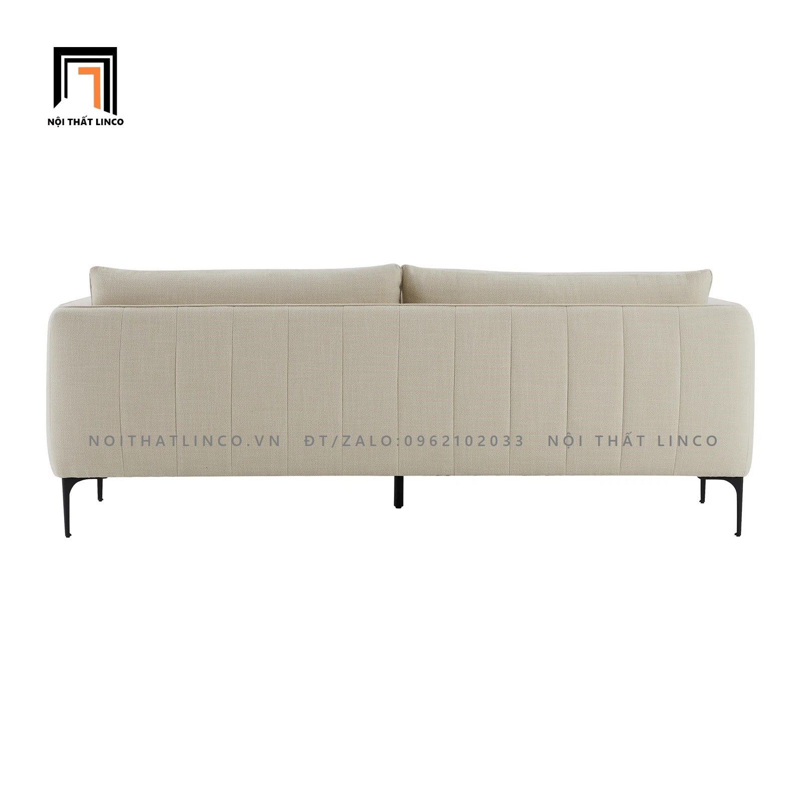 Ghế sofa băng vải nhung BT127 Rae dài 1m9 màu xanh lá