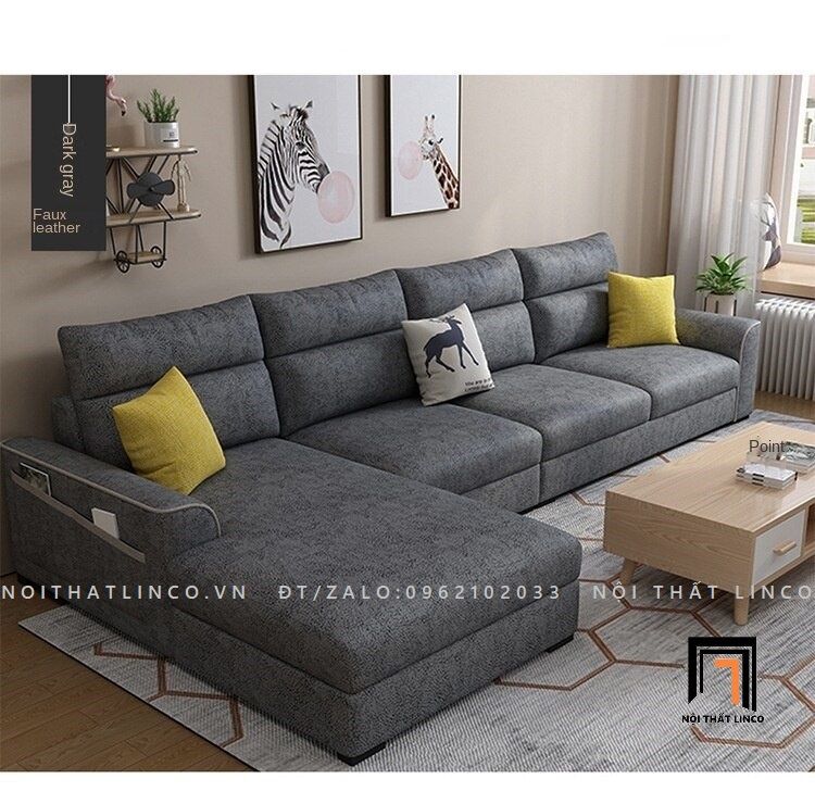 Bộ ghế sofa góc gia đình BT38 Cobin 3m x 1m6 giá rẻ