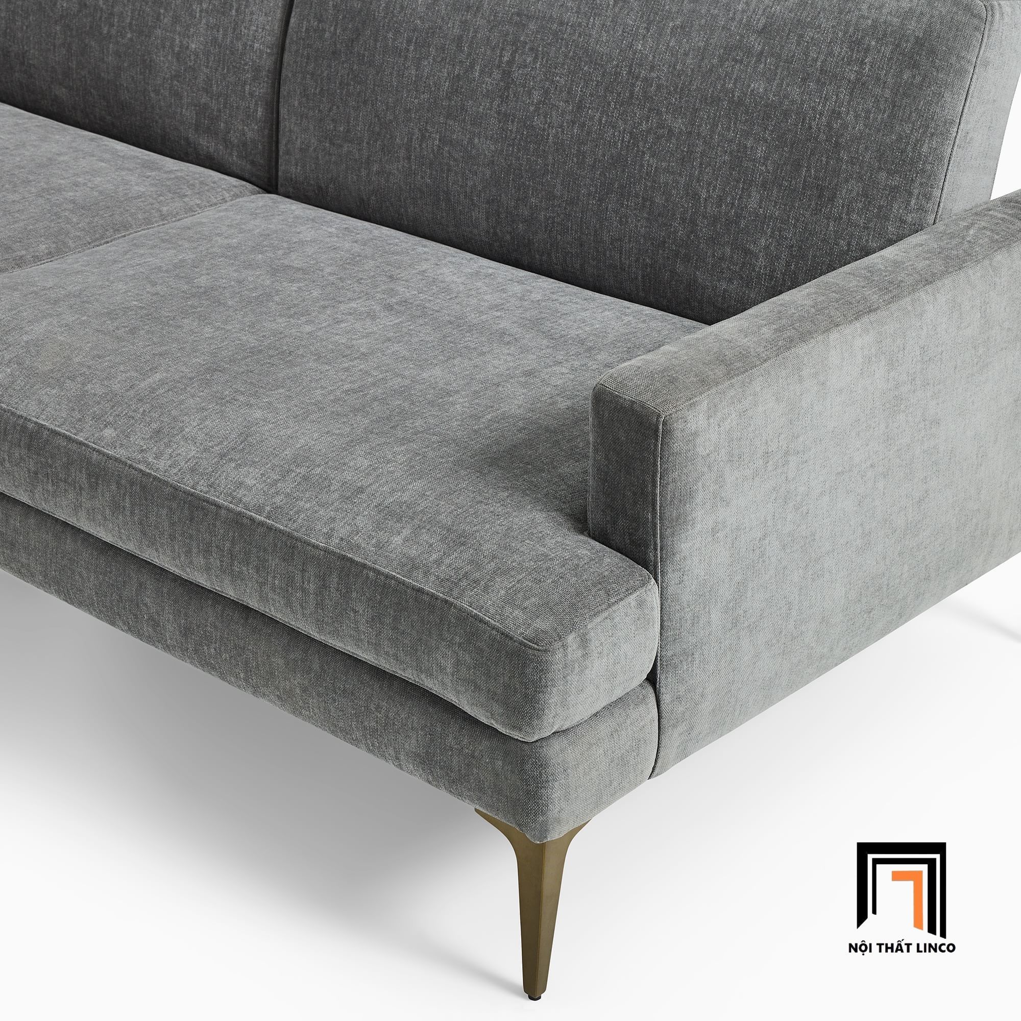 Ghế sofa giường nằm GB12 Andes 2m màu xám lông chuột