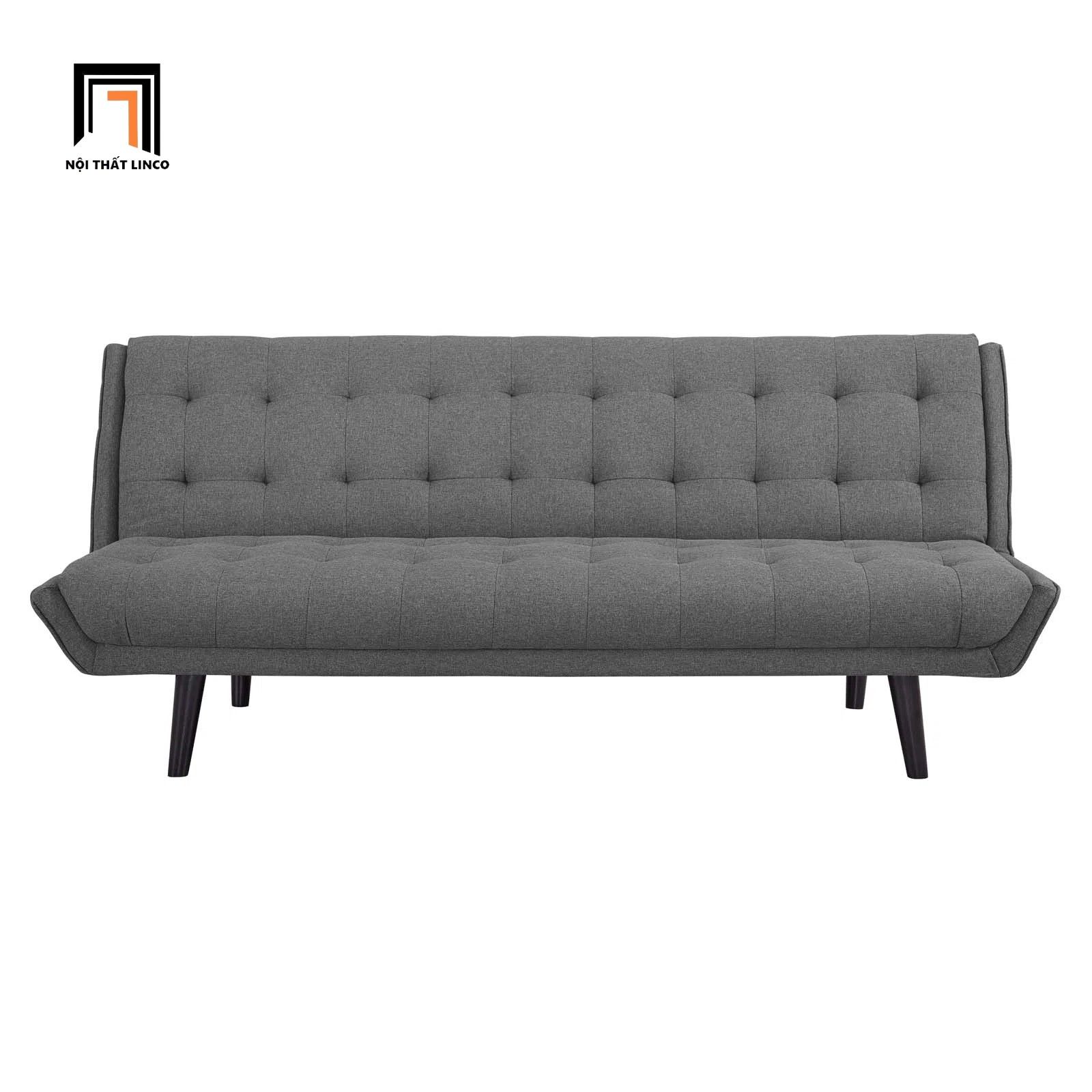 Ghế sofa giường hiện đại GB23 Ethel dài 2m màu xám lông chuột
