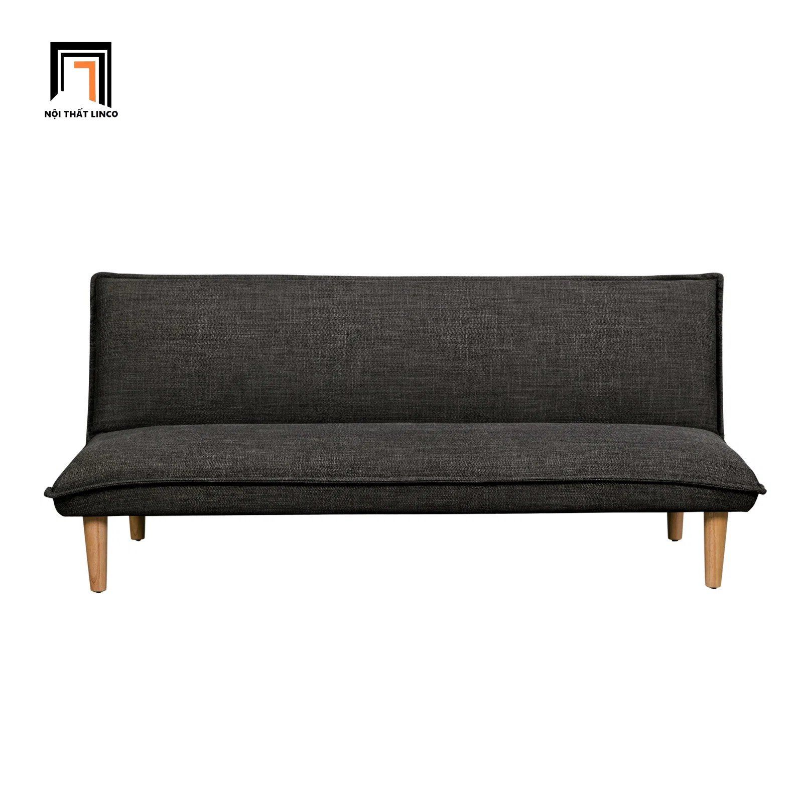 Ghế sofa giường đa năng GB103 Casuze 1m7 nhỏ gọn nâu đậm