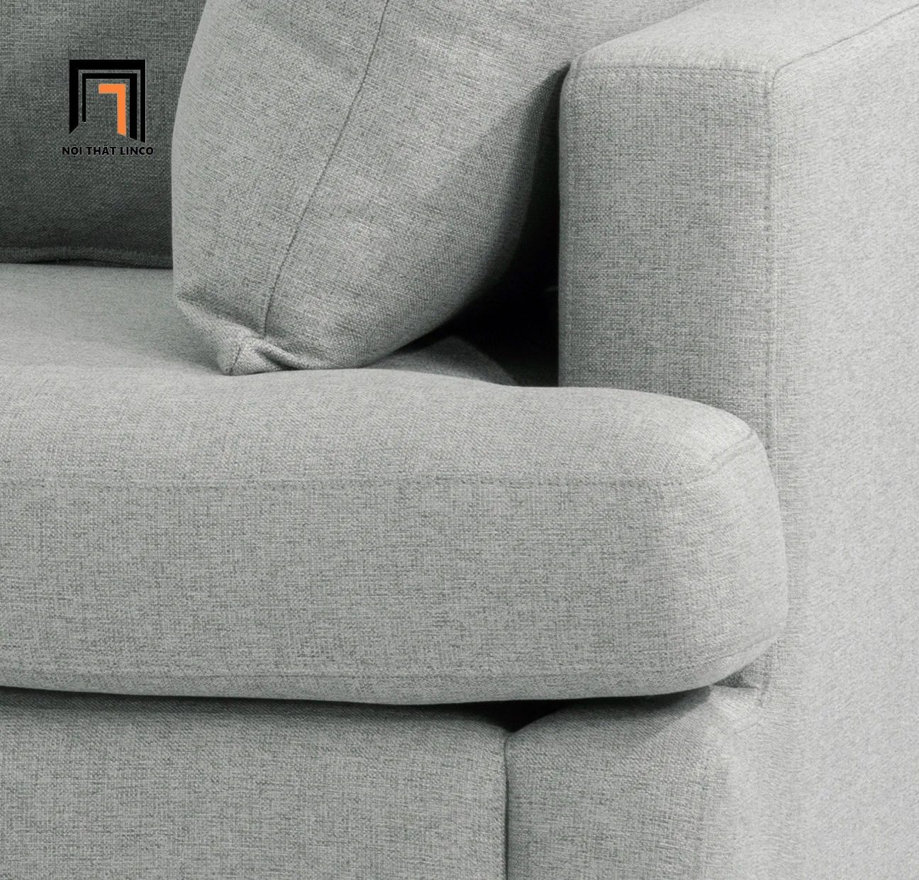 Ghế sofa băng dài giá rẻ BT213 Laguna dài 1m9 xám ghi