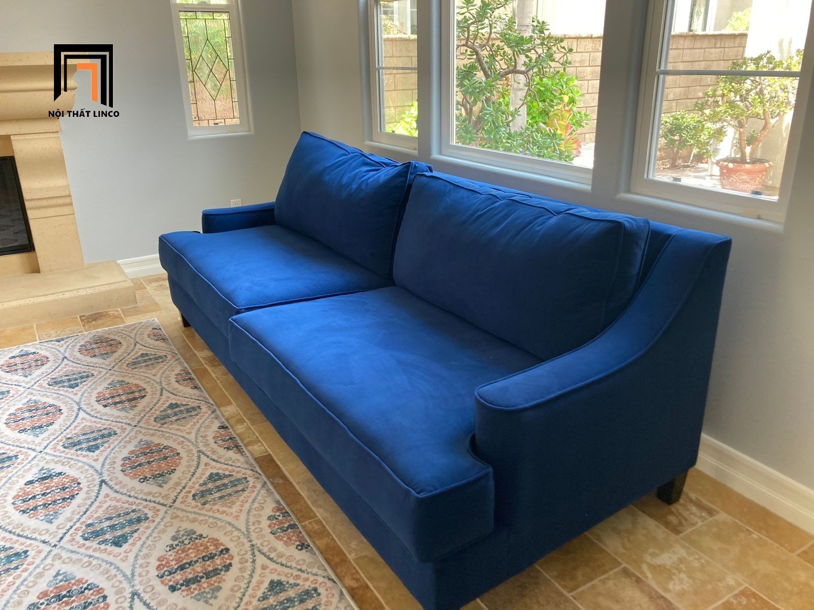 Ghế sofa băng Soto BT19 2m phong cách cổ điển châu Âu