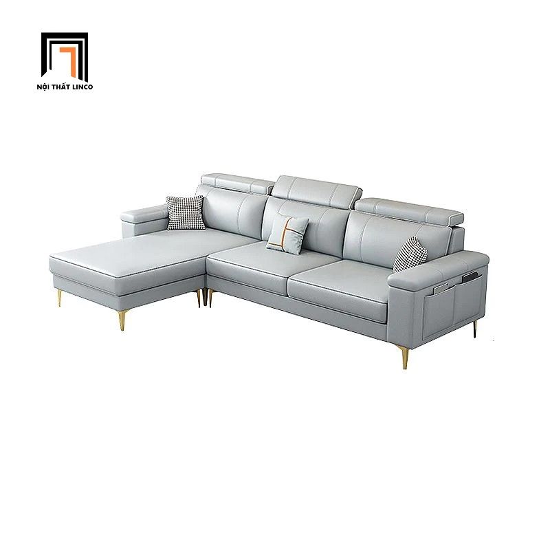 Bộ ghế sofa phòng khách cao cấp GT171 Sheridon 2m3 x 1m55 da Pu