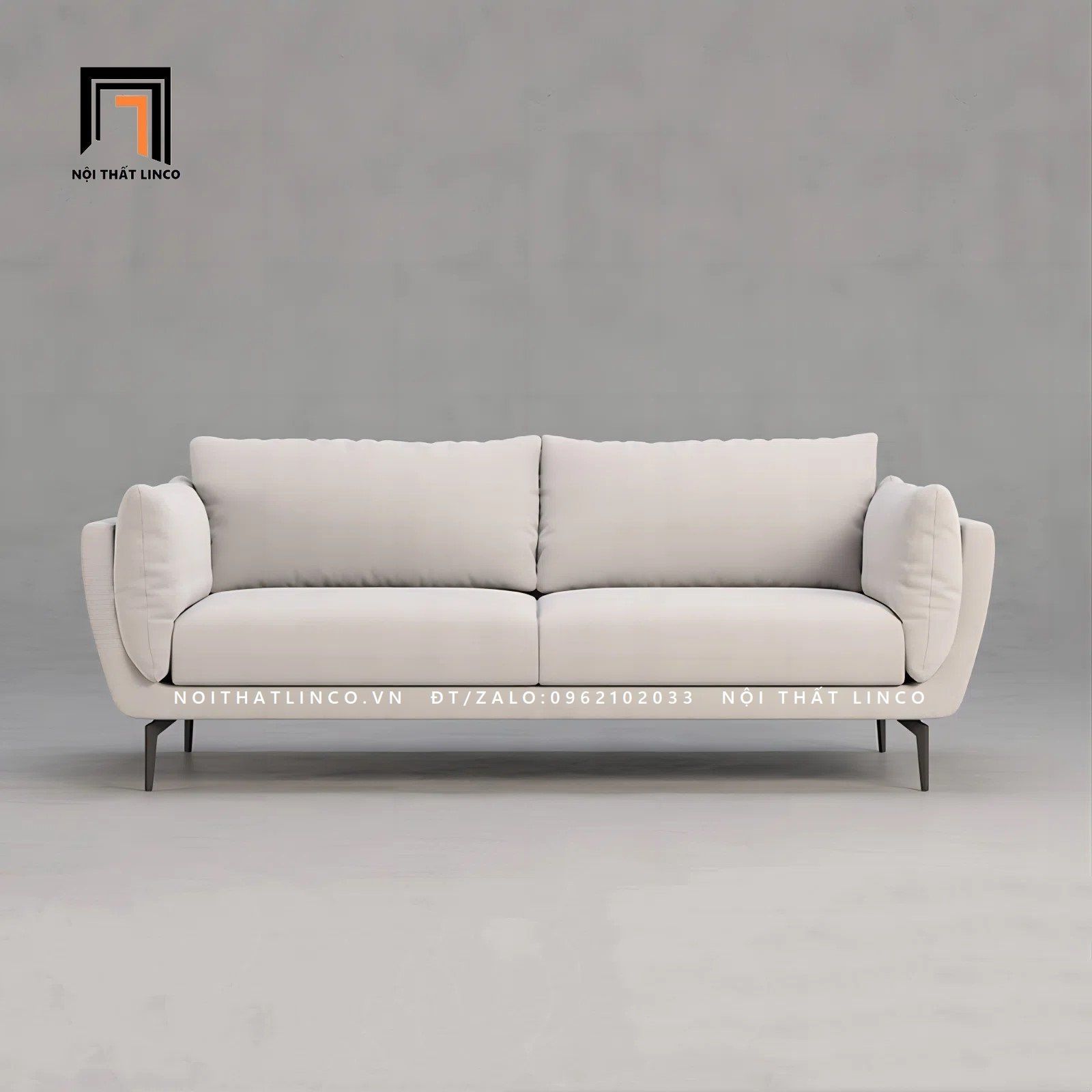 Ghế sofa băng cho văn phòng làm việc BT100 Corrido trắng kem