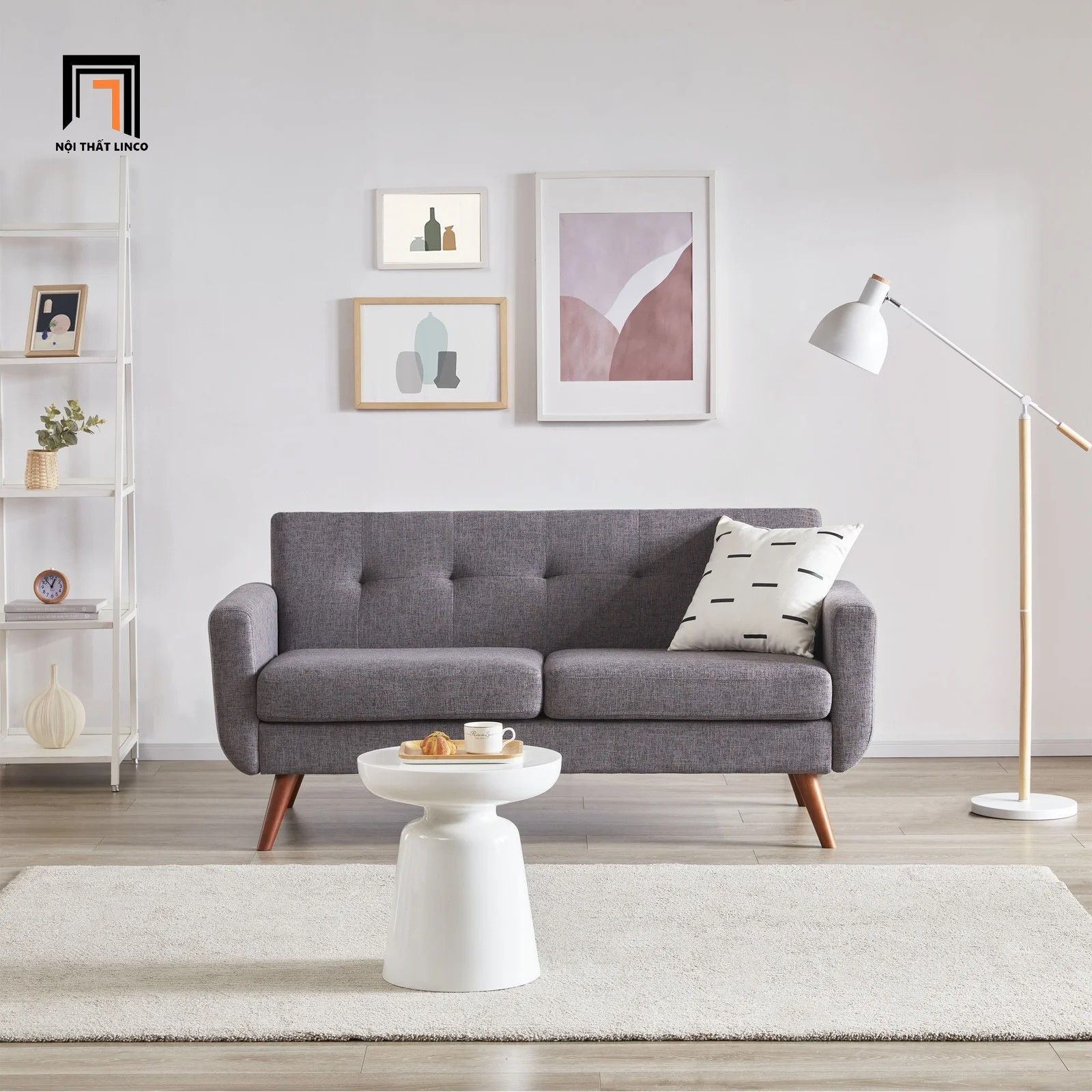 Ghế sofa băng xinh xắn BT206 Corrigan dài 1m8 nhỏ giá rẻ