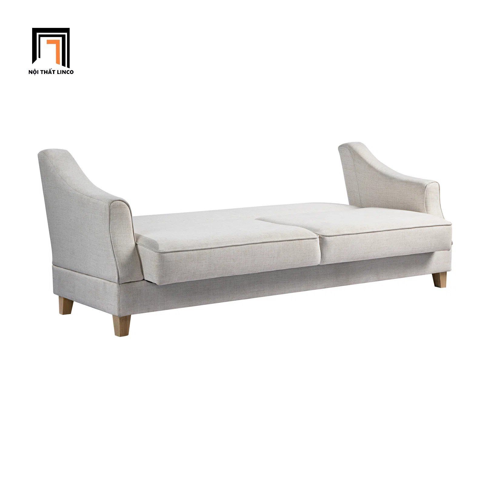 Ghế sofa giường phong cách Âu Mỹ GB102 Milena 2m2 vải nhung