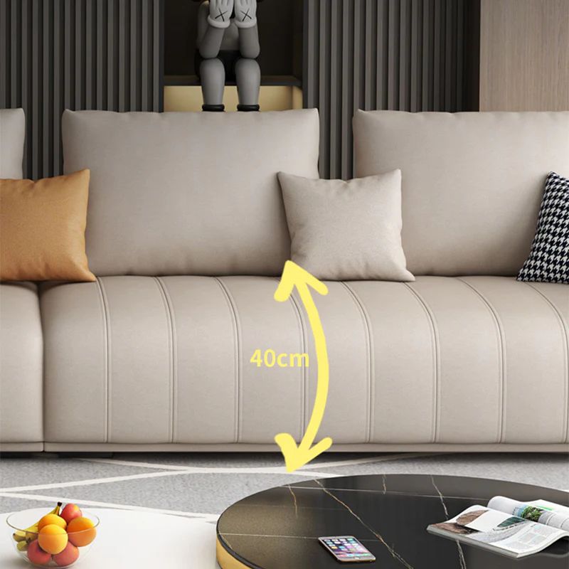 Bộ ghế sofa băng da Pu dài 2m6 BT279 Flin kèm ghế đôn vuông