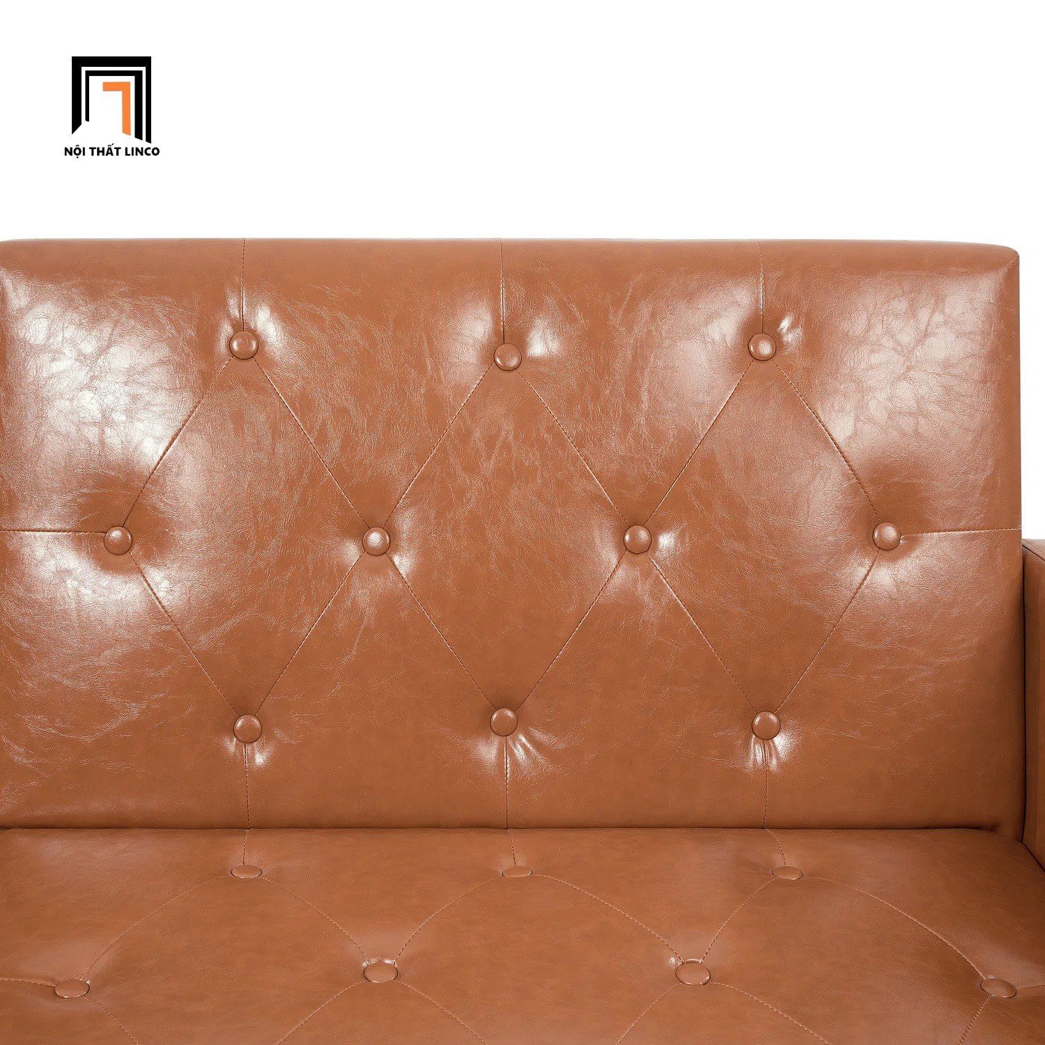 Ghế sofa bed bật giường 2 chỗ ngồi GB101 Sprague 2m da giả