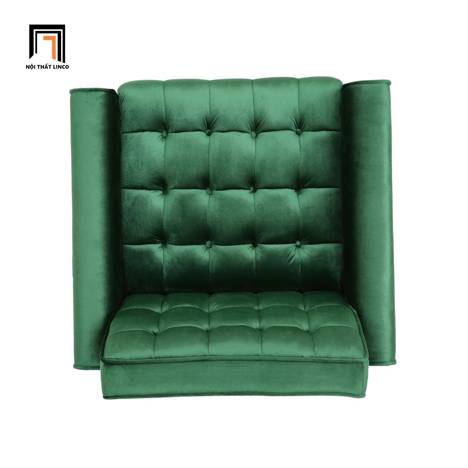 Ghế sofa đơn vải nhung nỉ DT41 Wyton cho gia đình
