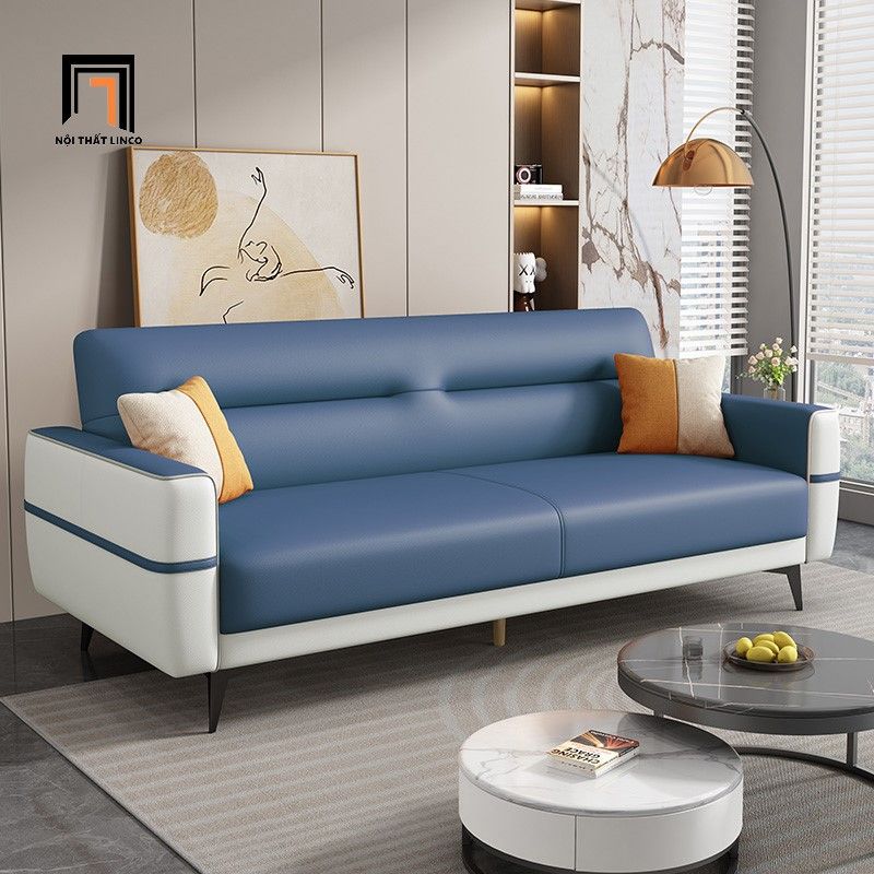 Ghế sofa giường nằm hiện đại 2m GB110 Uniao phối màu da đẹp