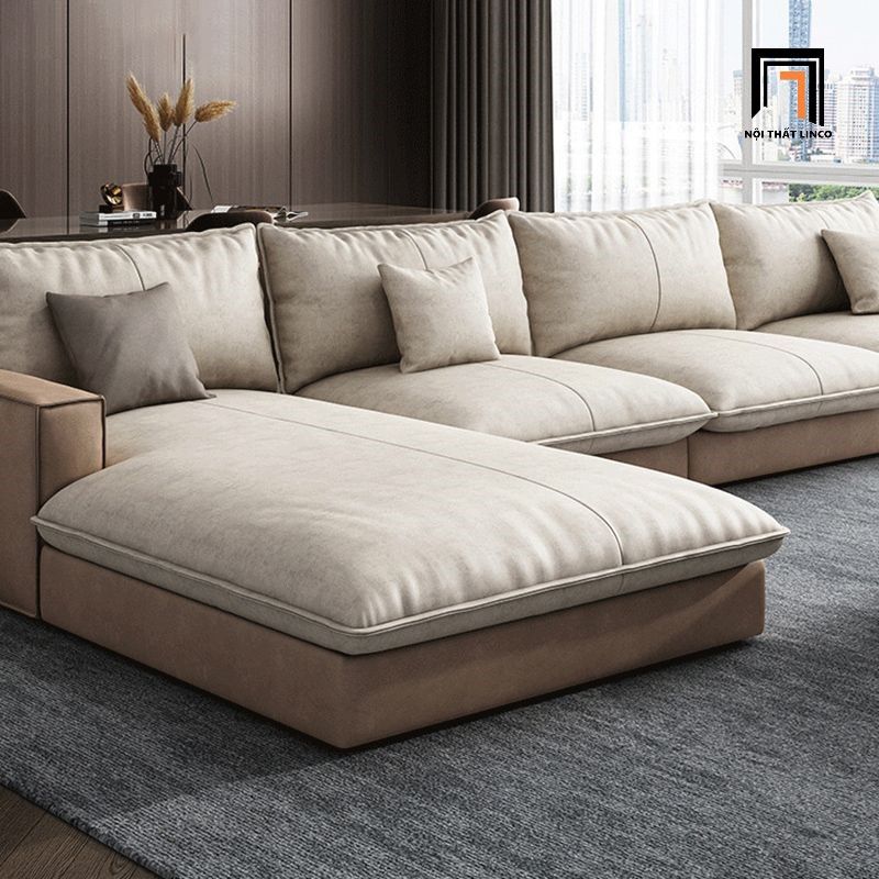 Bộ ghế sofa băng sang trọng BT300 Olive dài 2m2 da công nghiệp