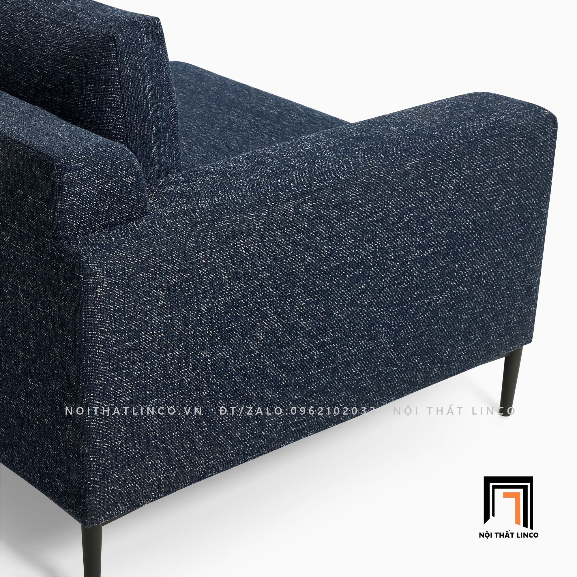 Ghế sofa băng vải bố BT119 Harper 2m cho căn hộ nhỏ