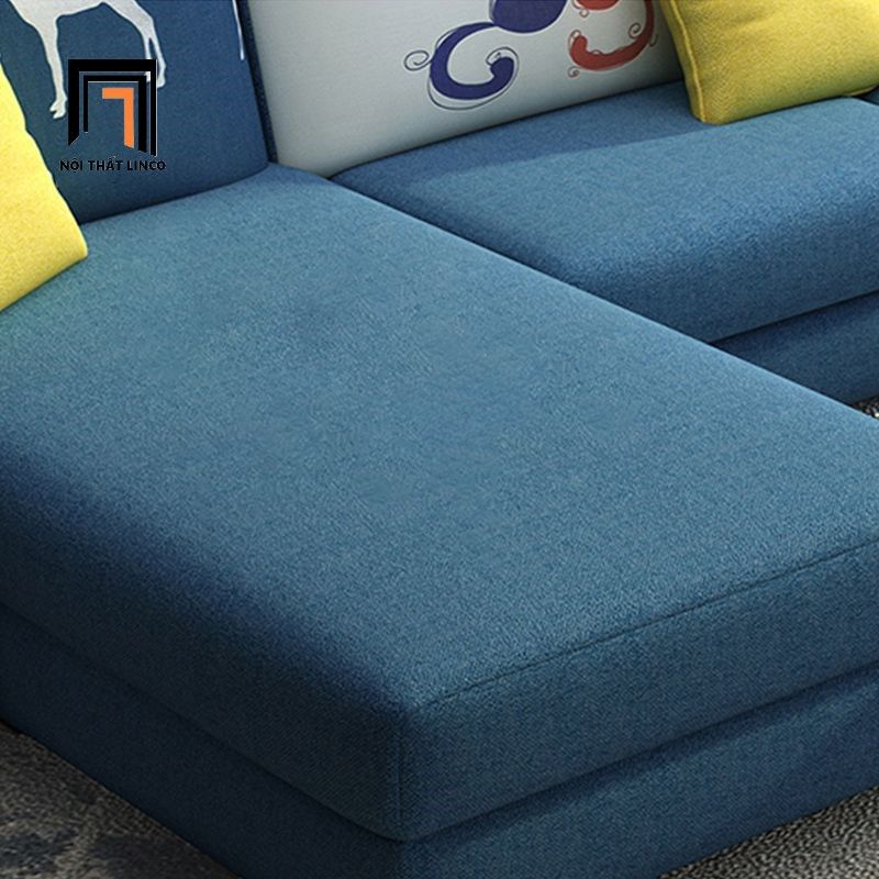 Bộ ghế sofa góc gia đình vải nỉ GT193 Obidos 3m x 1m6 giá rẻ