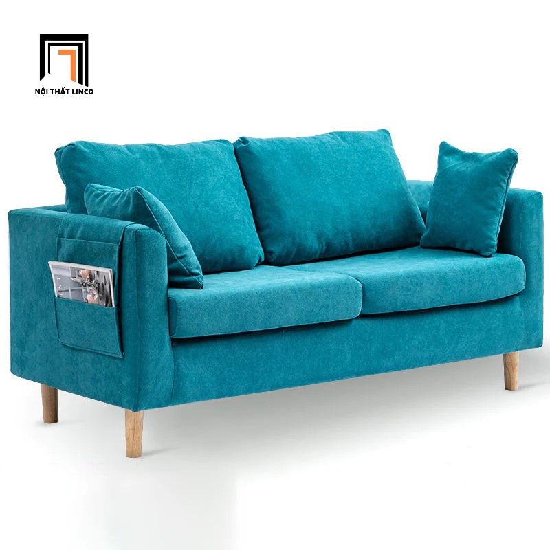 Bộ ghế sofa gia đình nhỏ xinh KT81 Kiddy vải cotton mềm