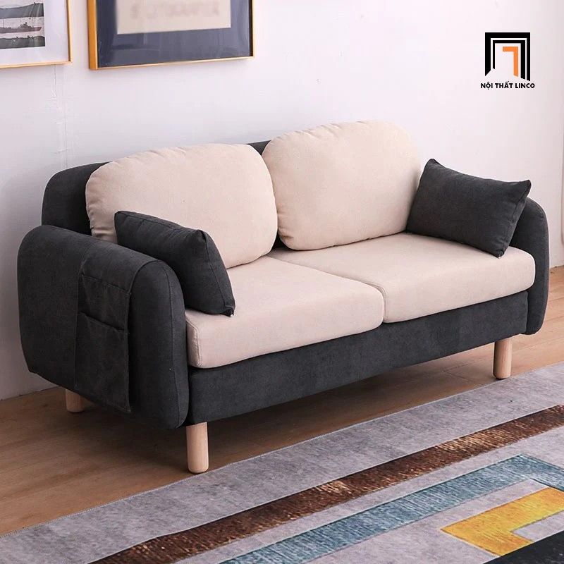 Ghế sofa băng nhỏ gọn BT156 Scandy dài 1m5 vải nỉ