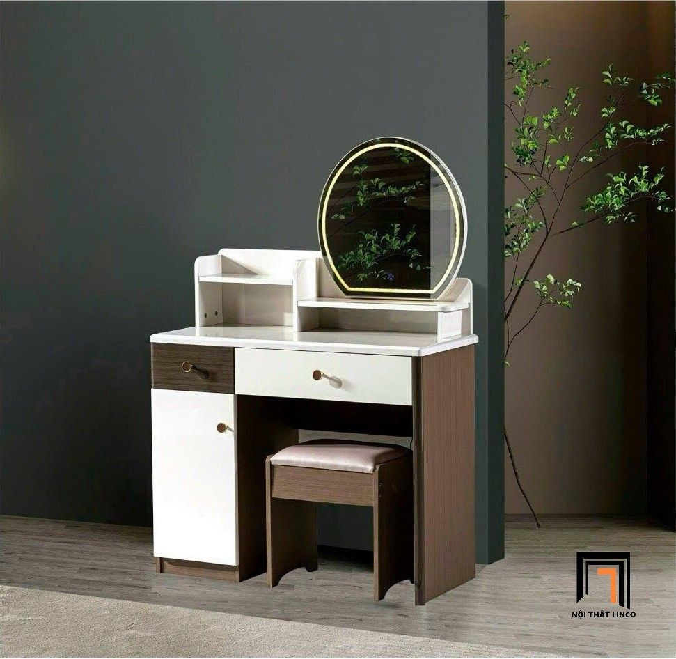 Bàn phấn xinh xắn cho chung cư BP121-AK có hộc kéo giá rẻ