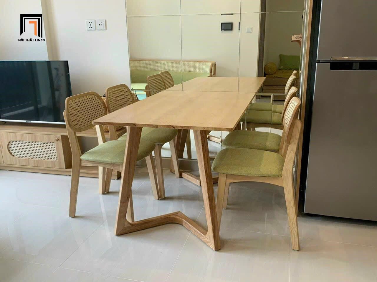 Bộ bàn ăn 4 ghế xinh xắn 34-KH4-G40-B92 cho căn hộ đẹp