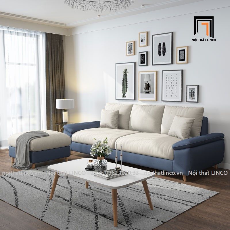 Bộ ghế sofa văng 2m2 BT43-Roam phối màu sắc trẻ trung