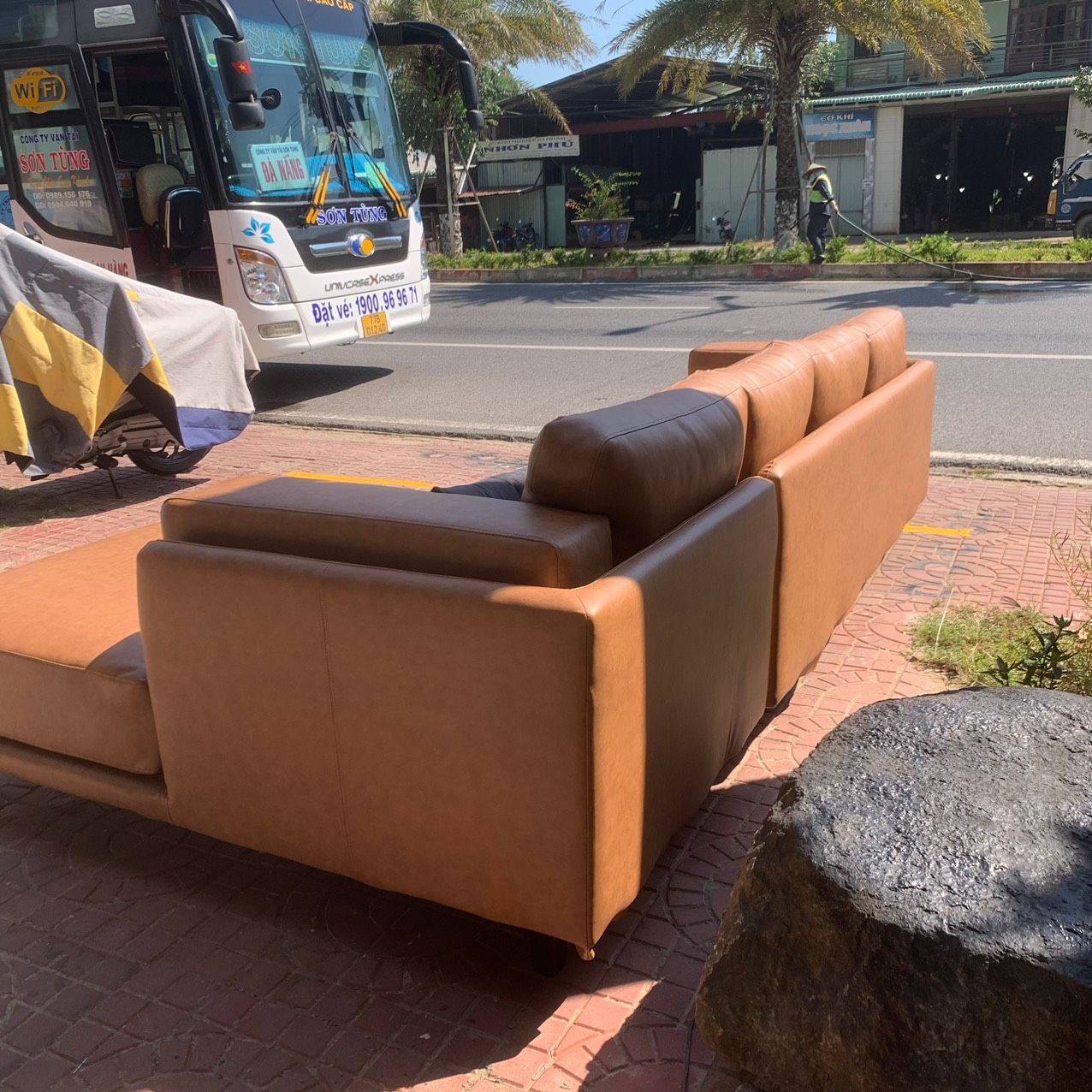 Ghế sofa góc chữ L GT234 Parco 3m x 1m6 gia đình sang trọng