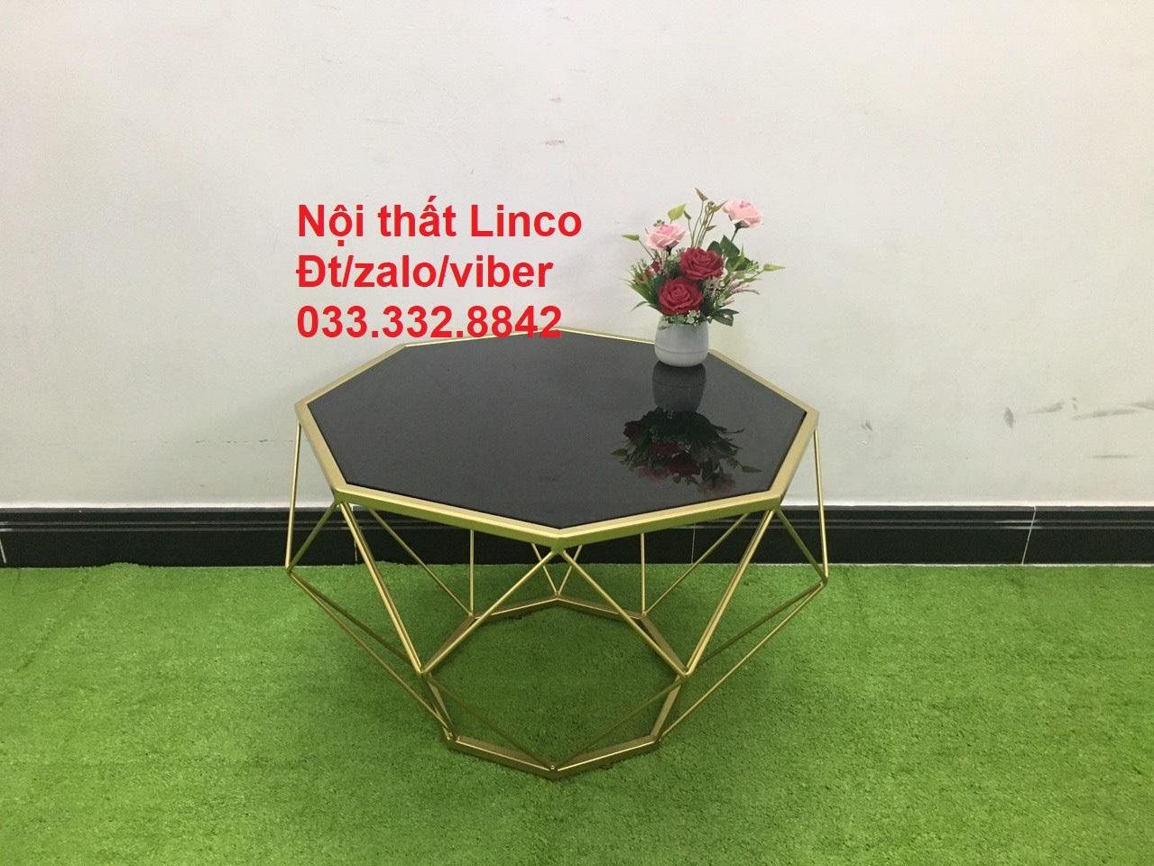 Bàn trà hình kim cương mặt 70cm lớn giá rẻ cho phòng khách