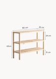  Kệ giày dép đa năng màu gỗ - bench size 80 