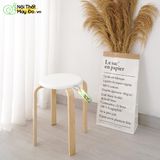  Ghế đôn mini mặt gỗ - Pin Stool 