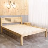  giường pallet chân cao 35cm - Có đầu giường 