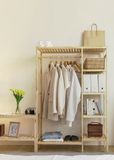  Tủ treo áo lắp ráp liền kệ - double closet 