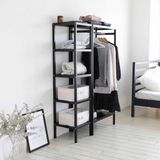  Combo Tủ Treo Áo Lắp Ráp Và Kệ 5 Tầng - Combo Closet 