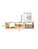  Kệ gỗ trang trí treo tường belle shelf 3 ngăn 