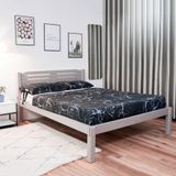  giường pallet chân cao 35cm - Có đầu giường 