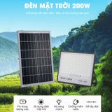  Đèn Chống Chói Năng Lượng Mặt Trời 200W MĐ011 