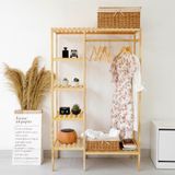  Tủ treo áo lắp ráp liền kệ - double closet 