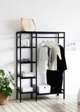  Tủ treo áo lắp ráp liền kệ - double closet 