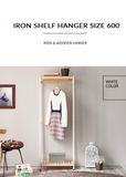  Tủ treo quần áo 600 khung sắt sơn tĩnh điện - iron shelf hanger 600 