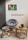  Ghế Papasan Xám 