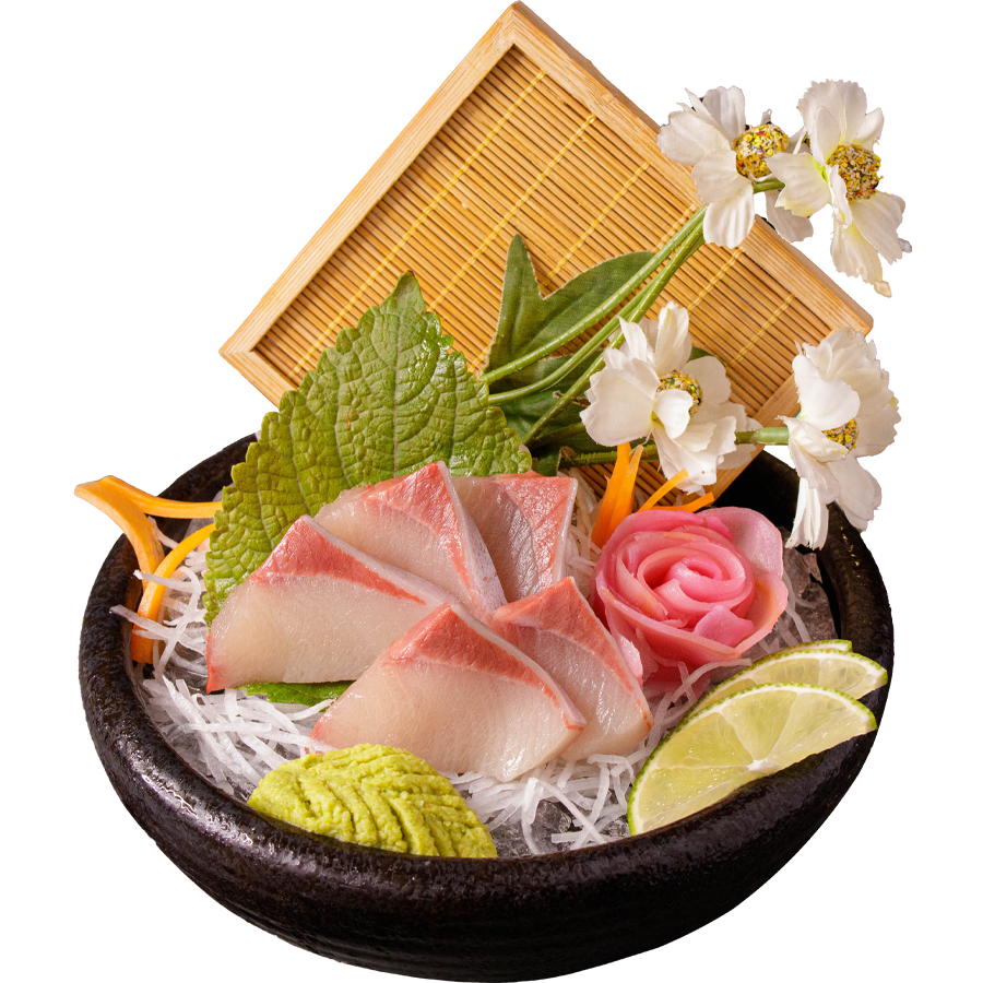  Sashimi Hamachi (Cá Cam) 