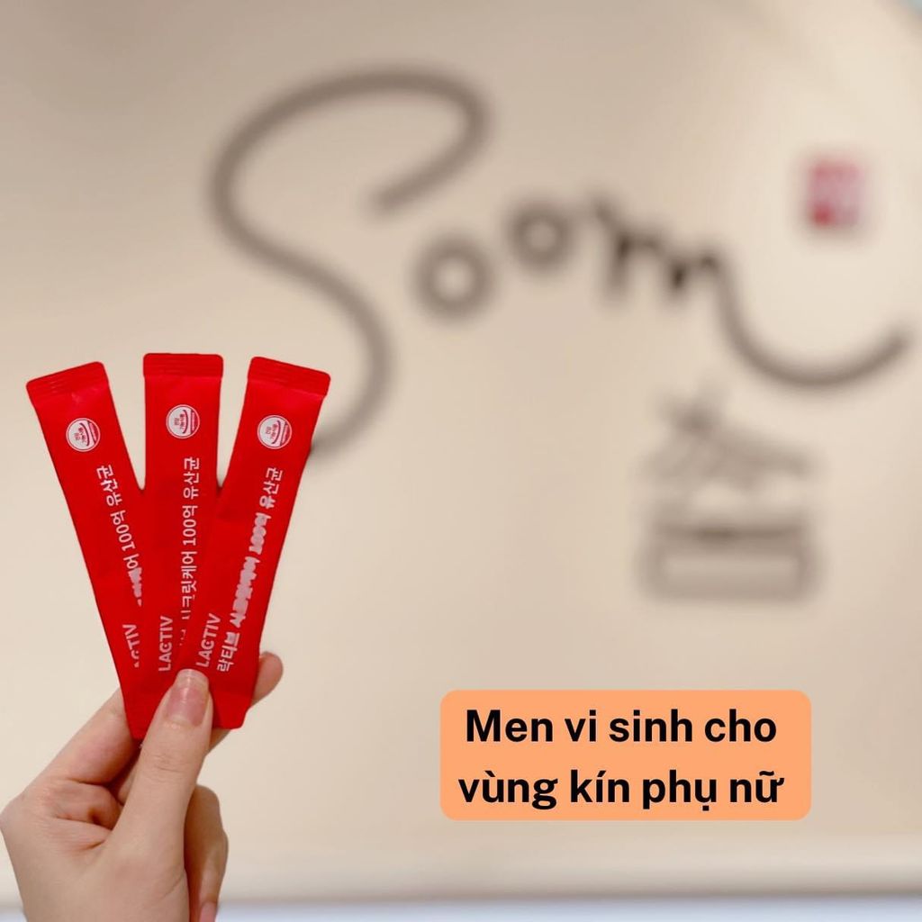 Men vi sinh cho nữ giới Lactiv - Hộp 25 gói