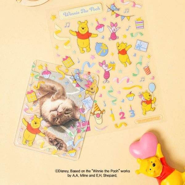 Set 4 miếng sticker Disney Winnie the Pooh
