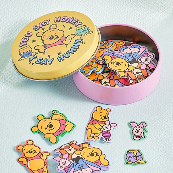 Set hộp 50 sticker Disney Winnie the Pooh - Yellow