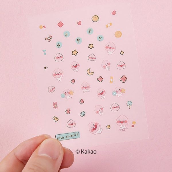 Sticker Nail Deco Little Apeach - Blue