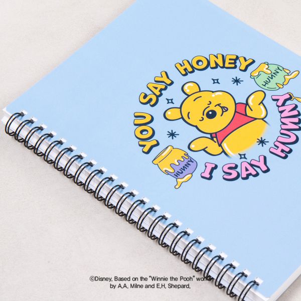 Sổ lò xo A5 kẻ dòng Blue Disney Winnie the Pooh