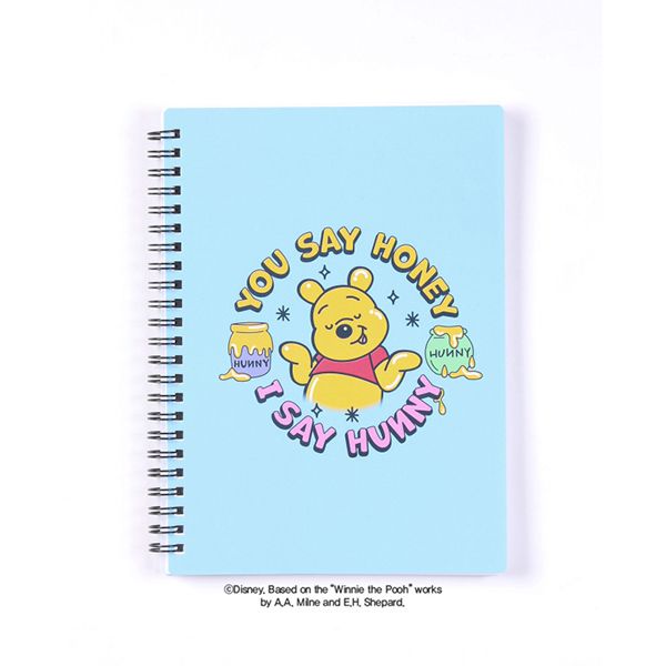 Sổ lò xo A5 kẻ dòng Blue Disney Winnie the Pooh