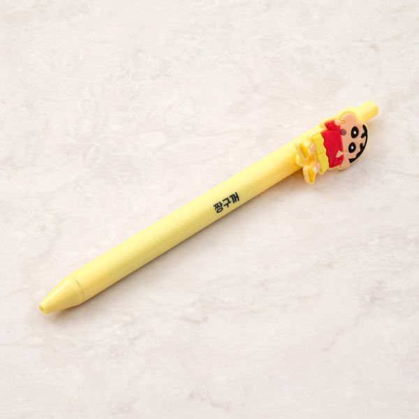 Bút bi ngòi màu đen 0.5mm Shin - Cậu bé bút chì