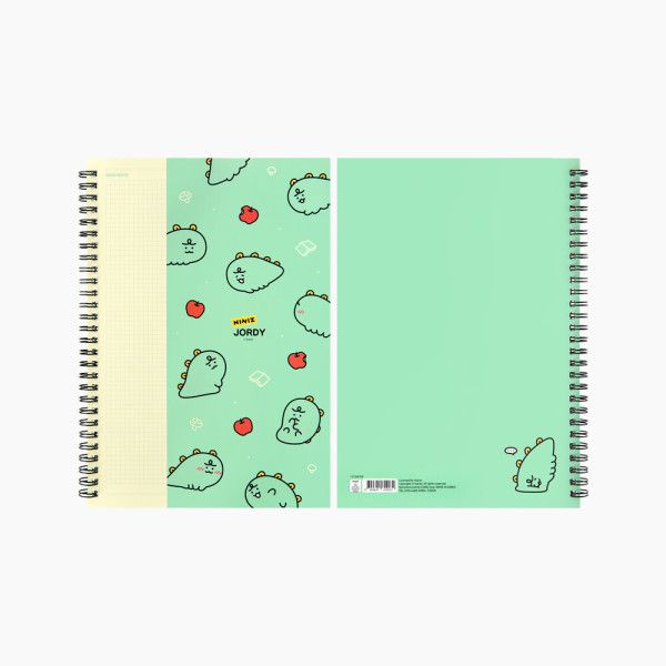 Sổ ghi chú lò xo B5 kẻ ô ly (Jordy)